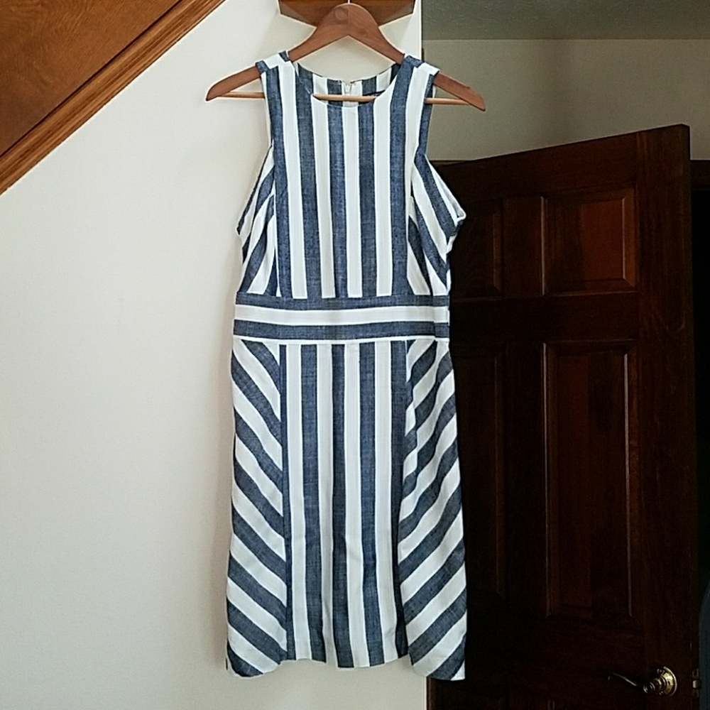 Sharagano stripped dress